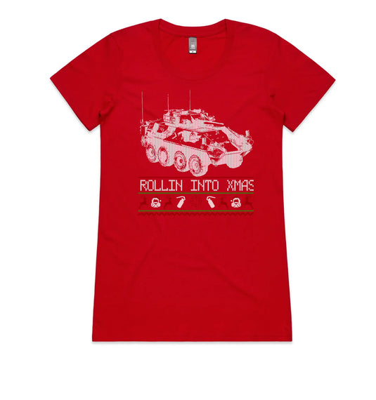 Tactical Xmas T - Womens - Tactical Stubby Coolers