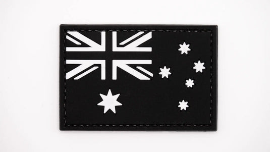 Australia cooler and Black Australian Flag (PVC) - Tactical Tinnie Combo - Tactical Stubby Coolers