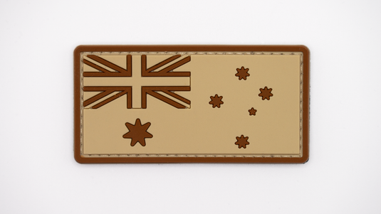 Camo cooler and Desert Australian Flag (PVC) - Tactical Tinnie Combo