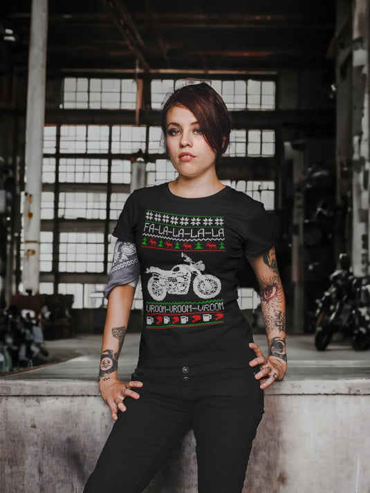 Scrambler motor bike Christmas T - Tactical Stubby Coolers