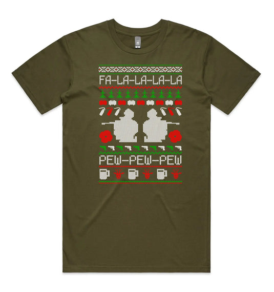 Tactical Xmas T Army Solider - Tactical Stubby Coolers
