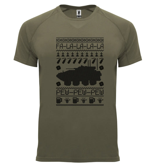 Breathable Tactical Xmas T Army Aslav - Tactical Stubby Coolers