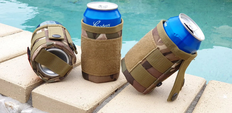 Tactical Tinnie Holder w/ RAAF Ensign Patch - Tactical Stubby Coolers