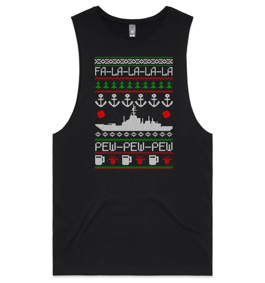 Tactical Xmas Tank T Navy - Tactical Stubby Coolers