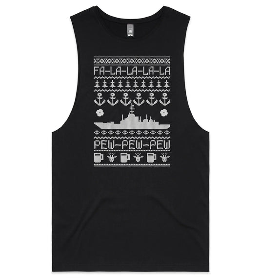 Tactical Xmas Tank T Navy - Tactical Stubby Coolers