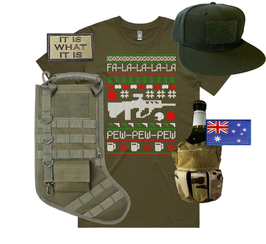 Xmas deployment kit - Tactical Stubby Coolers