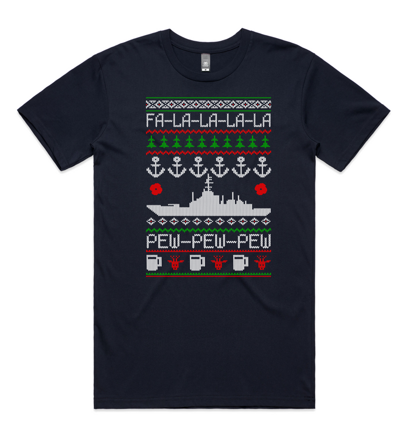 Load image into Gallery viewer, Navy Tactical Xmas T
