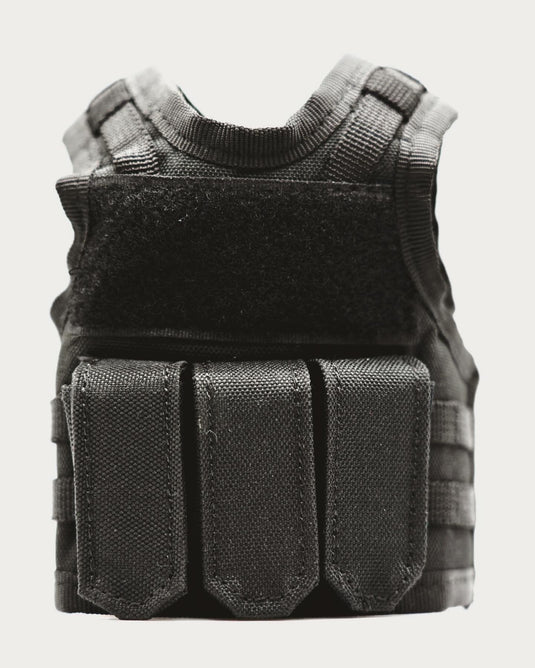 Black Out Spec Ops/Police Vest Tactical Stubby Cooler 3.0