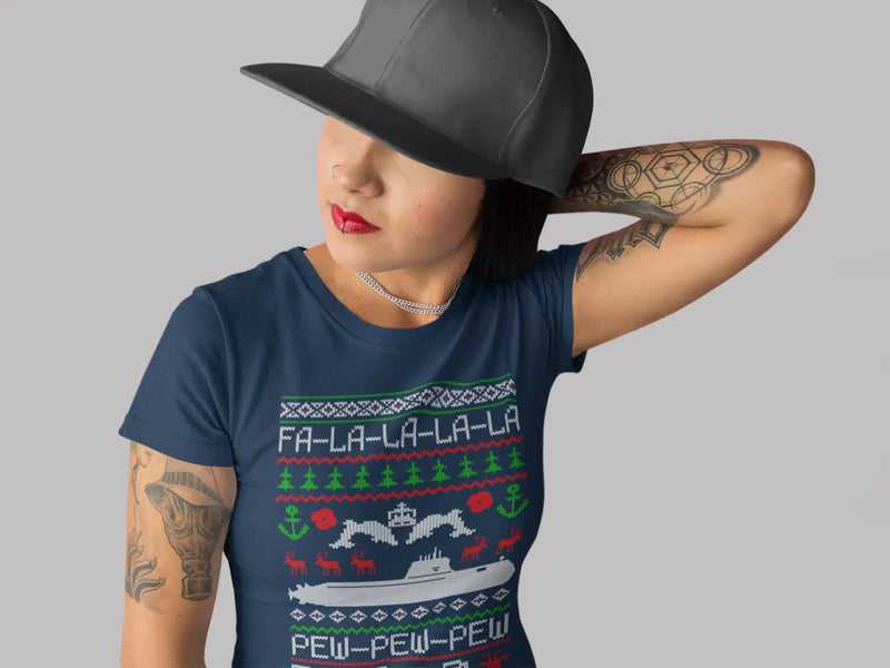 Load image into Gallery viewer, Collins Class Submarine Tactixal Xmas T - Tactical Stubby Coolers
