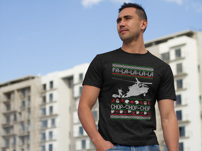 Blackhawk Tactical Christmas Tee - Tactical Stubby Coolers