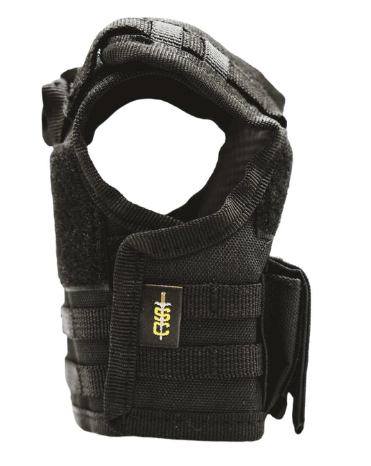 Black Out Spec Ops/Police Vest Tactical Stubby Cooler 3.0