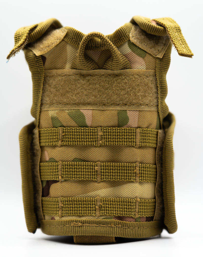 Load image into Gallery viewer, Poppy Patch + Camo 2.0 Tactical Stubby Cooler
