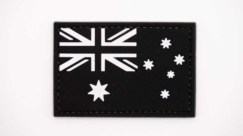 Load image into Gallery viewer, Black &amp; White Australia Flag Patch

