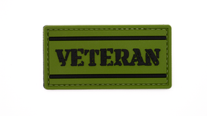 VETERAN single PVC patch - Army inspired - Tactical Stubby Coolers