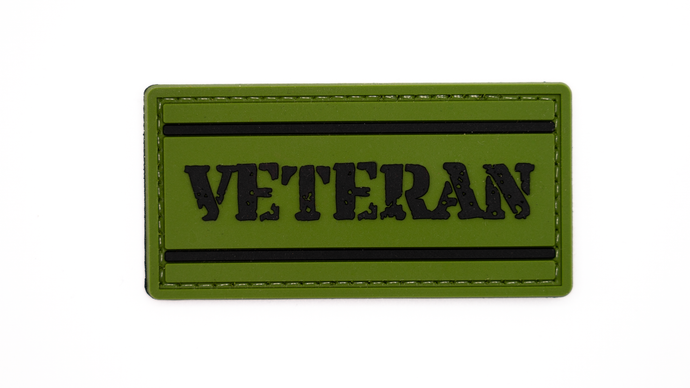 VETERAN single PVC patch - Army inspired