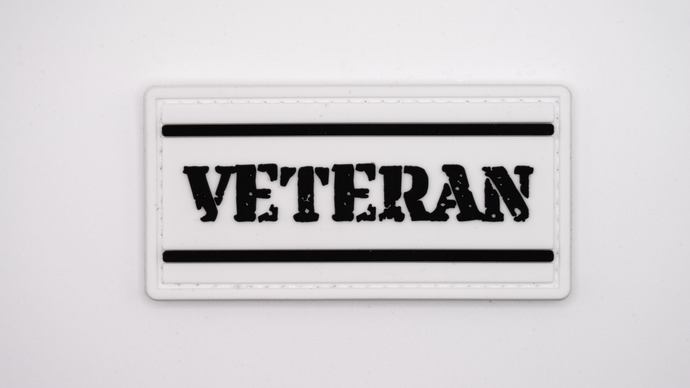 VETERAN PVC patch - Navy inspired