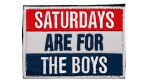Saturdays are for the boys - Patch - Tactical Stubby Coolers