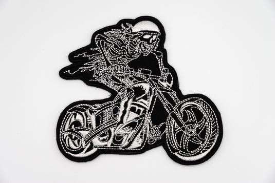 Motorbiking Skull - Patch