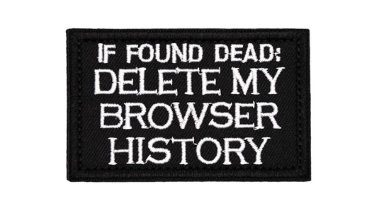 Delete My Browser History - Patch - Tactical Stubby Coolers