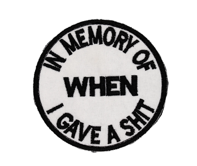 'In Memory of when I have a sh*t' - Patch - Tactical Stubby Coolers