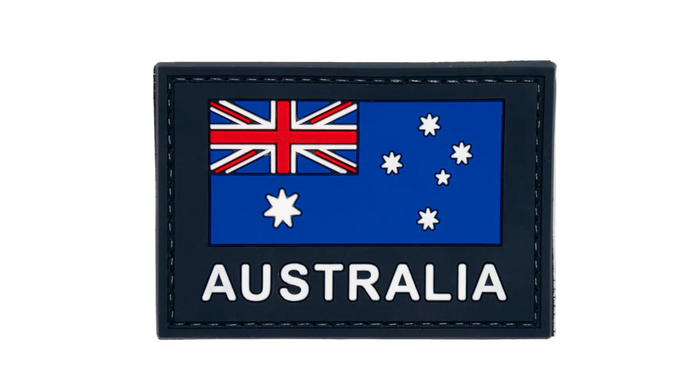 PVC ‘Australia’ National Flag Patch - Tactical Stubby Coolers