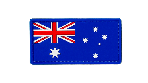 PVC Australian National Flag Patch - Tactical Velcro Patch for Military & Outdoor Gear