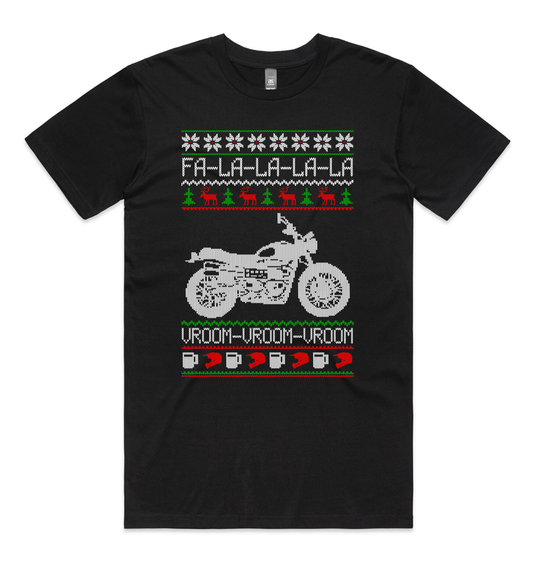 Scrambler motor bike Christmas T
