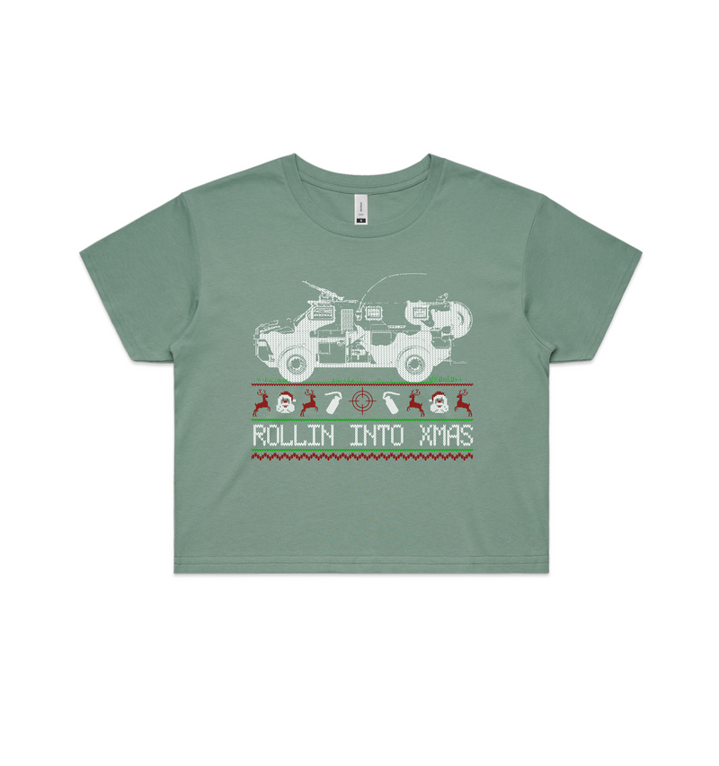 Load image into Gallery viewer, Bushmaster Tactical Xmas Crop T - Tactical Stubby Coolers
