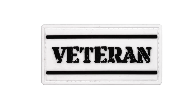 Load image into Gallery viewer, VETERAN PVC Patch - Navy inspired – transparent product image
