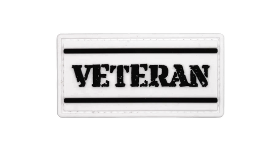 VETERAN PVC Patch - Navy inspired – transparent product image