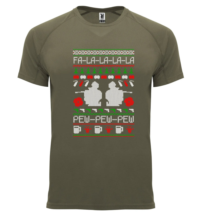 Load image into Gallery viewer, Breathable Tactical Xmas T Army Solider - Tactical Stubby Coolers
