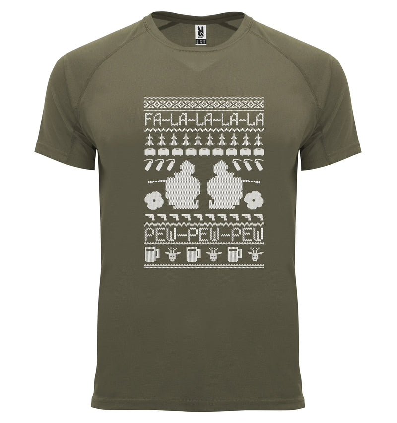 Load image into Gallery viewer, Breathable Tactical Xmas T Army Solider - Tactical Stubby Coolers
