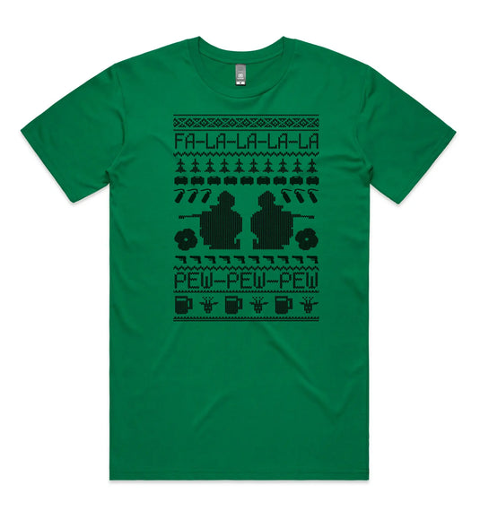 Tactical Xmas T Army Solider - Tactical Stubby Coolers