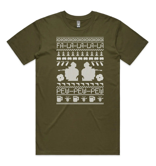 Tactical Xmas T Army Solider - Tactical Stubby Coolers