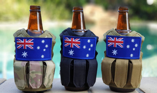 Australian Flag Patch - Tactical Stubby Coolers