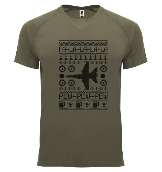 Breathable Tactical Xmas T Airforce - Tactical Stubby Coolers