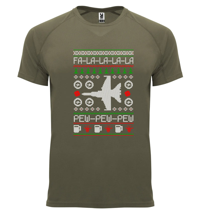 Load image into Gallery viewer, Breathable Tactical Xmas T Airforce - Tactical Stubby Coolers
