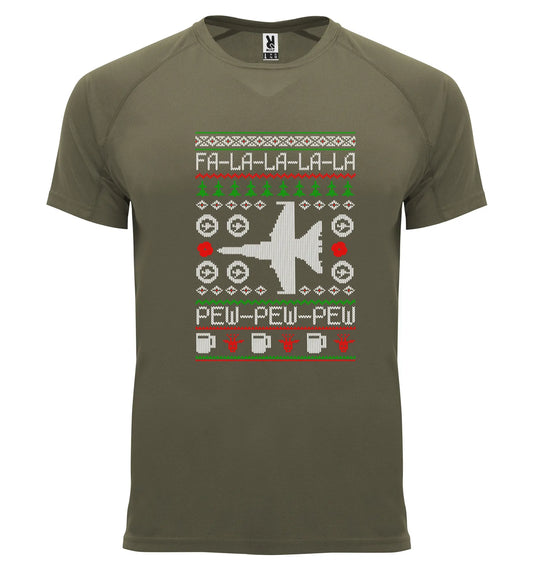 Breathable Tactical Xmas T Airforce - Tactical Stubby Coolers