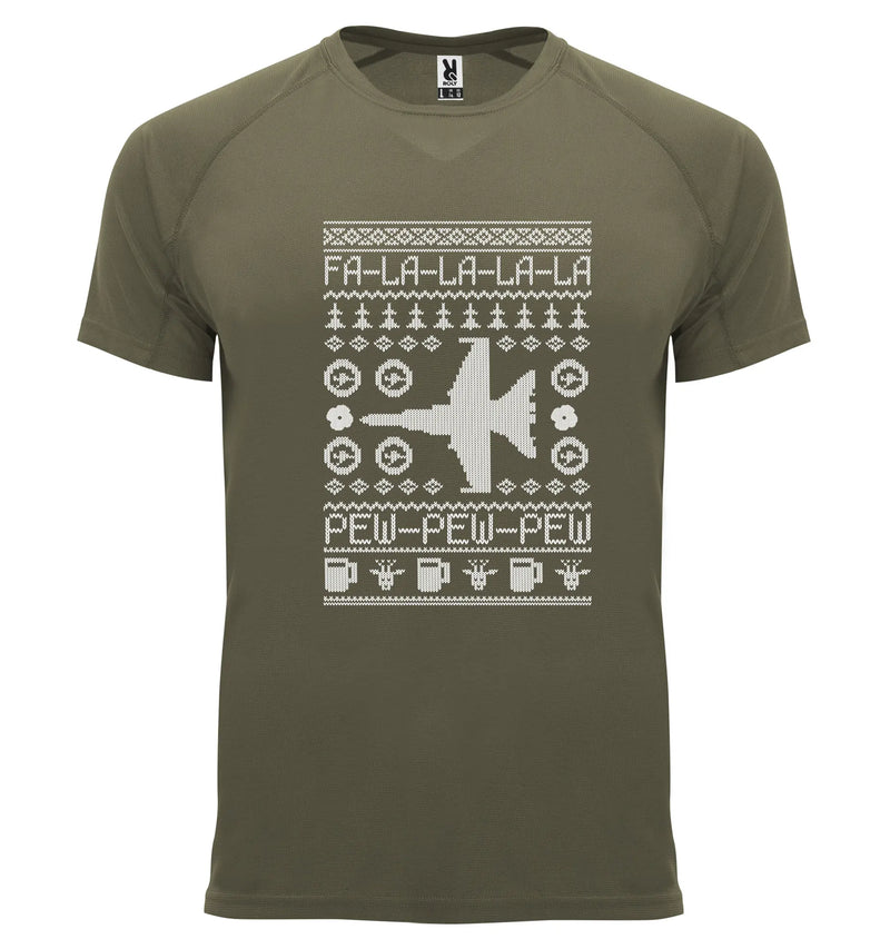 Load image into Gallery viewer, Breathable Tactical Xmas T Airforce - Tactical Stubby Coolers
