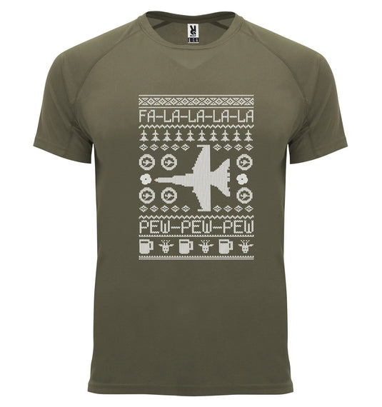 Breathable Tactical Xmas T Airforce - Tactical Stubby Coolers
