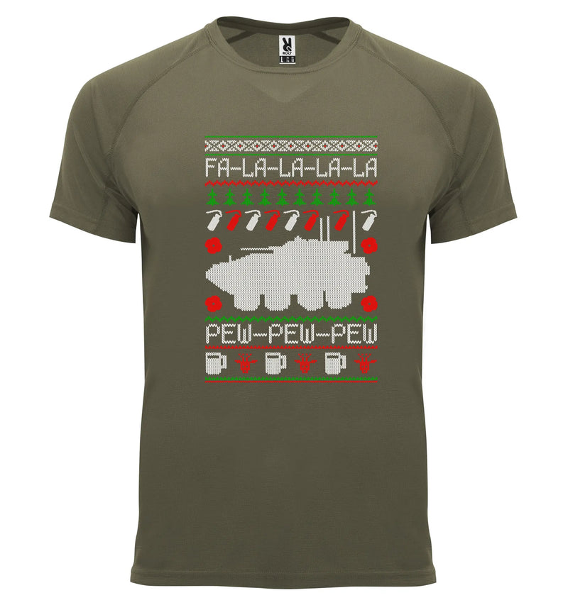 Load image into Gallery viewer, Breathable Tactical Xmas T Army Aslav - Tactical Stubby Coolers
