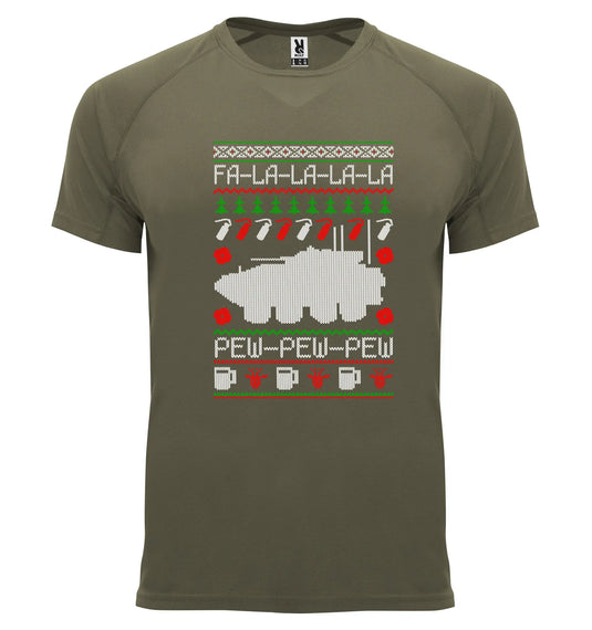 Breathable Tactical Xmas T Army Aslav - Tactical Stubby Coolers