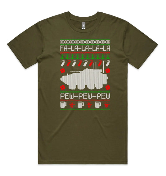 Tactical Xmas T Army Aslav - Tactical Stubby Coolers