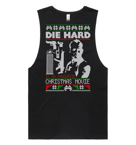 Die Hard Favourite Christmas Movie Tank T - Tactical Stubby Coolers