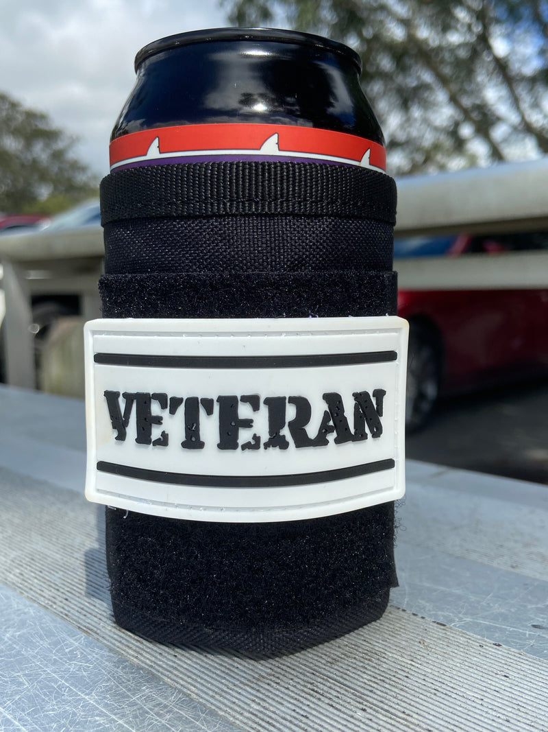 Load image into Gallery viewer, VETERAN PVC patch - Navy inspired - Tactical Stubby Coolers
