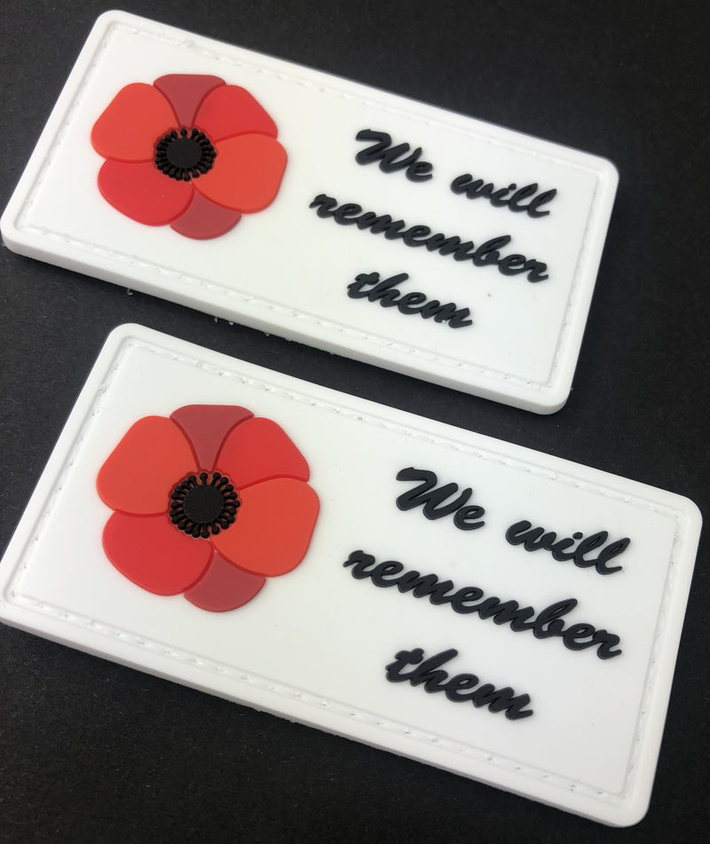 Load image into Gallery viewer, We Will Remember Them - Patch Pair - Tactical Stubby Coolers
