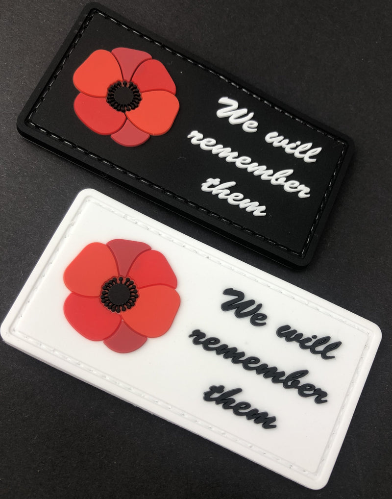 Load image into Gallery viewer, We Will Remember Them - Patch Pair - Tactical Stubby Coolers

