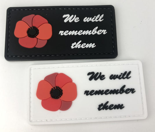 We Will Remember Them - Patch Pair - Tactical Stubby Coolers