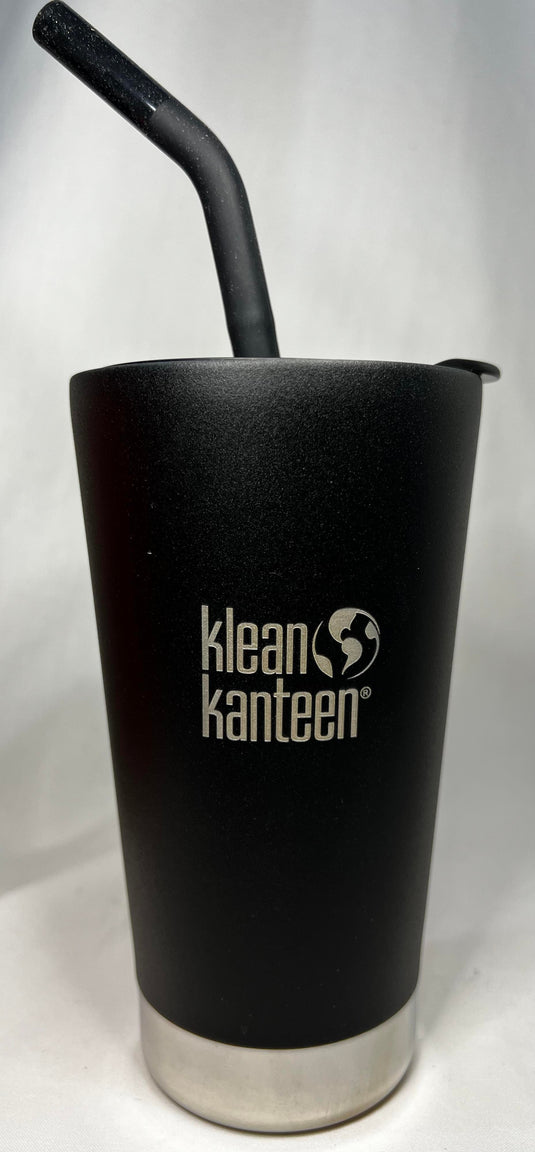 Klean Kanteen Insulated Tumbler, with Straw Lid, Berry Bright, 16 Ounce