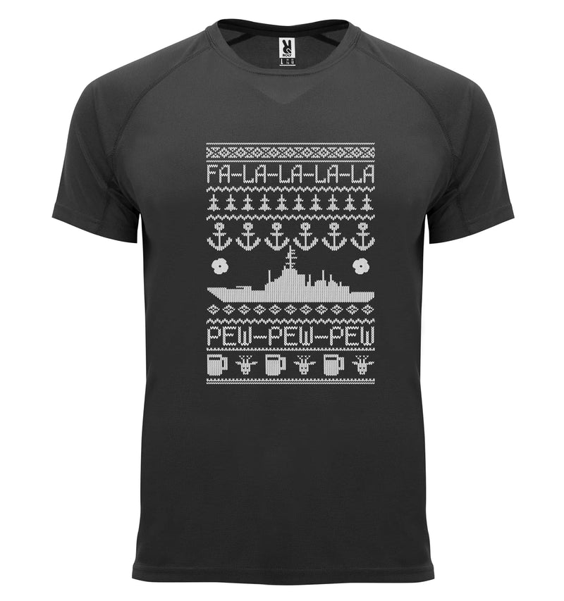 Load image into Gallery viewer, Breathable Tactical Xmas T Navy - Tactical Stubby Coolers
